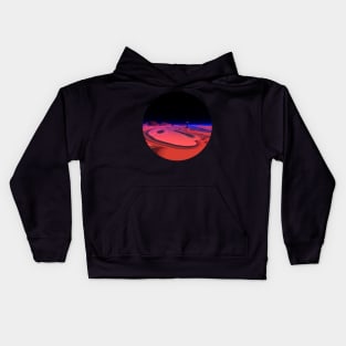 Planetary Art - The Red Seas of Planet Tulku Kids Hoodie